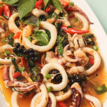 Prosperity Squid in Special Thai Sauce
